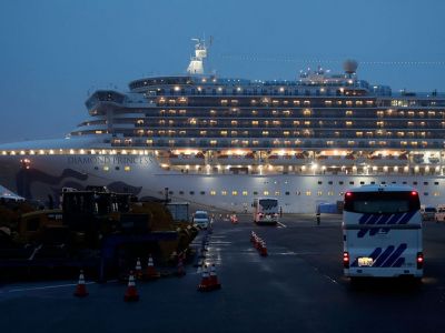 Круизный лайнер Diamond Princess. Фото: Jae C. Hong/AP