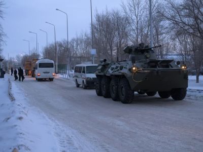 Военная техника в столице Казахстана г. Нур-Султан, 6.01.22. Фото: t.me/ressentiment_channel